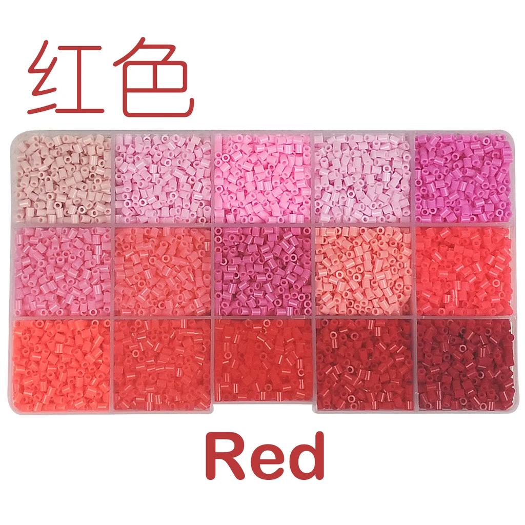 Yantjouet 15 цветов 2,6 мм Мини-бусины Набор цветов 650 шт. Hama Beads Пазл Игрушка Подарок Для Ребенка DIY Термобусины Для Ребенка Детский Подарок