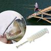 1/2Pcs Quick Release Fishhook Extractor with Protective Sleeve Safe Deep Throat Design Fish Hook Remover Tools