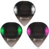 Медиаторы для электрогитары с высокочувствительной светодиодной подсветкой, музыкальный инструмент, светящийся плектр, нескользящий для бас-электрогитаристов