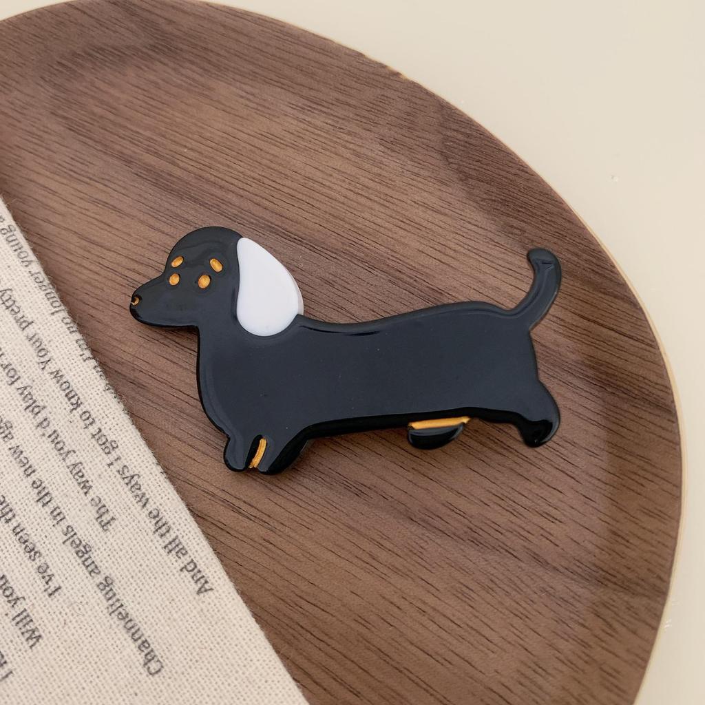 Заколки для волос в виде щенка-сосиски из мультфильма «Утконос» — симпатичная заколка для челки и боковых волос