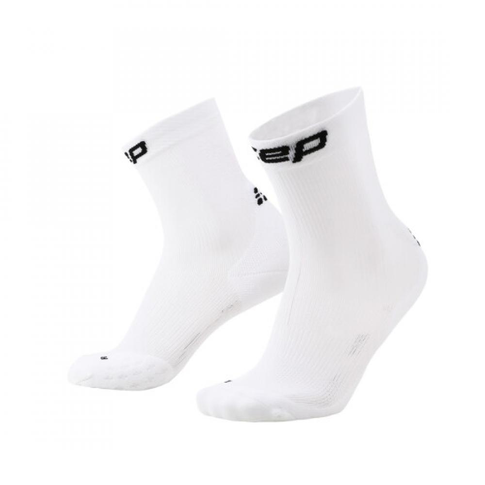 Cep Men S Core Run compreSSion SockS Mid Cut 5.0 White Wp8c0r