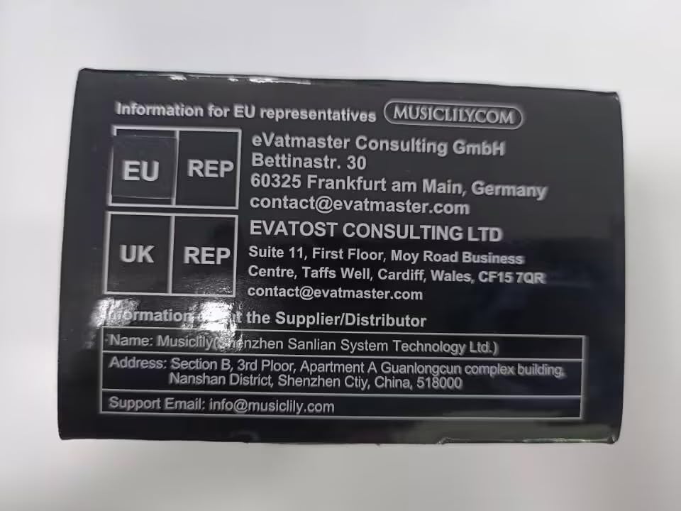 Musiclily Pro 10.5mm Modern 6-Point Tremolo Unit Bridge with 36mm Short Block for Squier Stratocaster Electric Guitars, Chrome