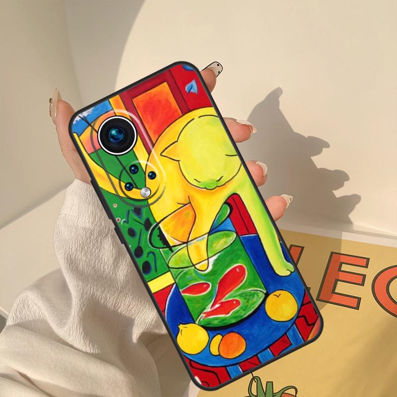 Кейс для рисования в стиле Анри Матисса для Honor Magic 7 Lite 5 6 8 Pro Чехол для Honor 200 400 50 70 90 X8a X8b X9a X9b X9c