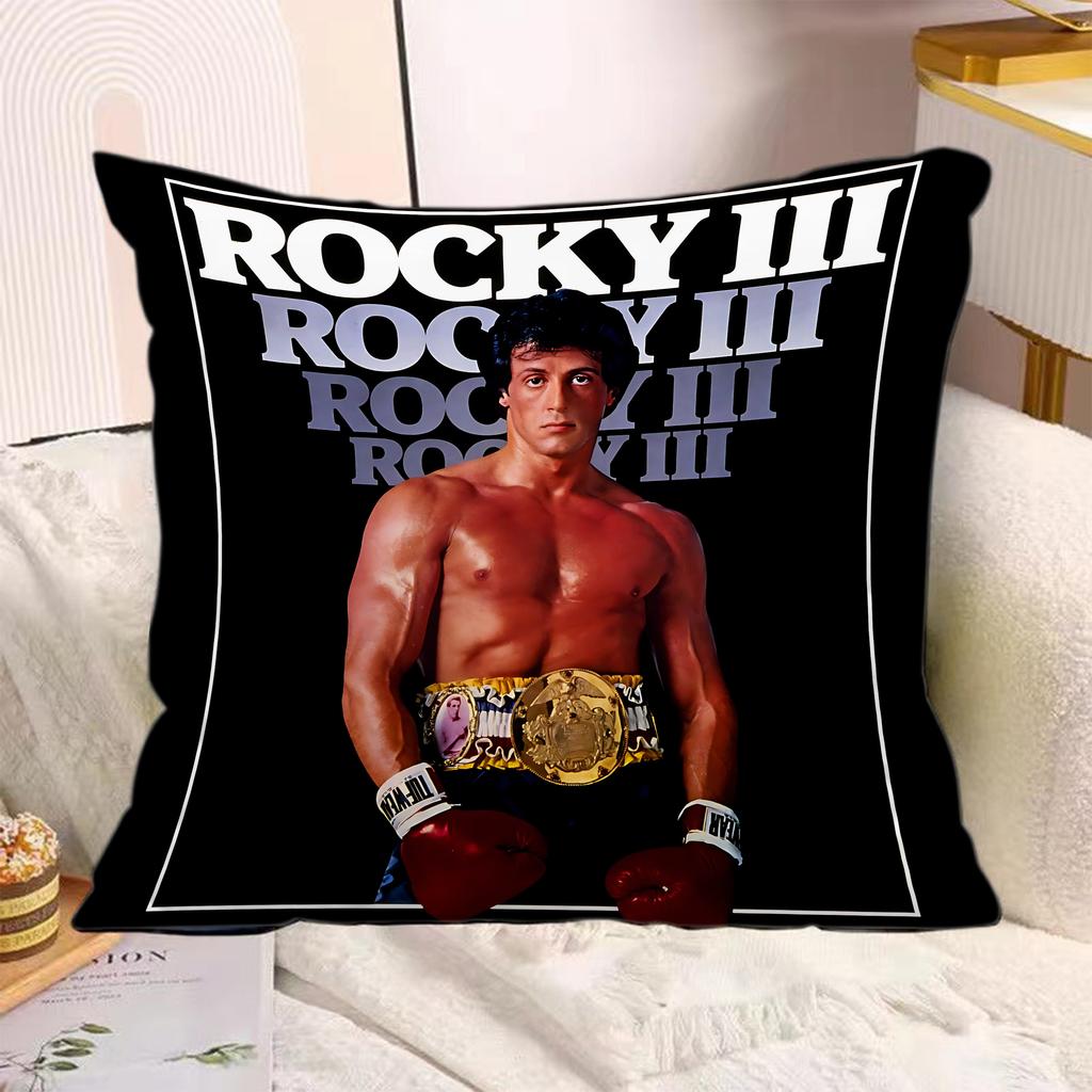 Classic Movie Pillow Covers Cartoon Sofa Decorative Home Doublesided Printing Short Plush Cute Cushion RRocky Cover