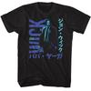 Black Pink Round Frame Suit Male Portrait Graphic Tee Lime Retro Character Header Chest Oversized Street Tops