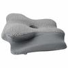 Neck Pillow Gray Memory Foam 58 x 38 x 12 cm