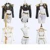 KPop Demon Hunters Kids Rumi Zoey Mira Cosplay Glitter Costume White Uniform Set Huntrix Outfit For Girls  Halloween Role Play