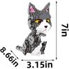 Building Blocks Cat Pet Building Toy Sets, DIY Animal Blocks Adult Building Set Micro 3D Building Toy Bricks Cats Construction Toy Gift for