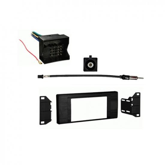 Fits BMW X5 2000-2006 w/o NAV Double DIN Harness Radio tall Dash Kit