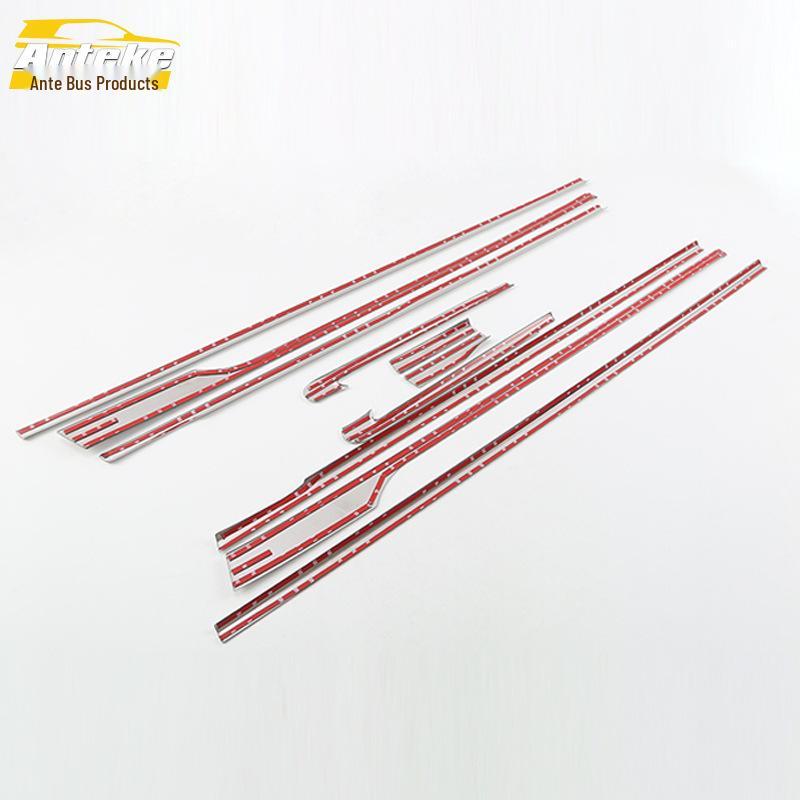 Anti-scratch GM8 Window Decorative Trim: Exterior Glass Strip for 18 Models