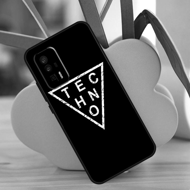 Чехол Love Techno Music Quotes для Xiaomi 13T 11T 12T Pro 13 14 Ultra 12 Lite POCO F6 F5 X6 Pro M6 X3 X5 M5s F3