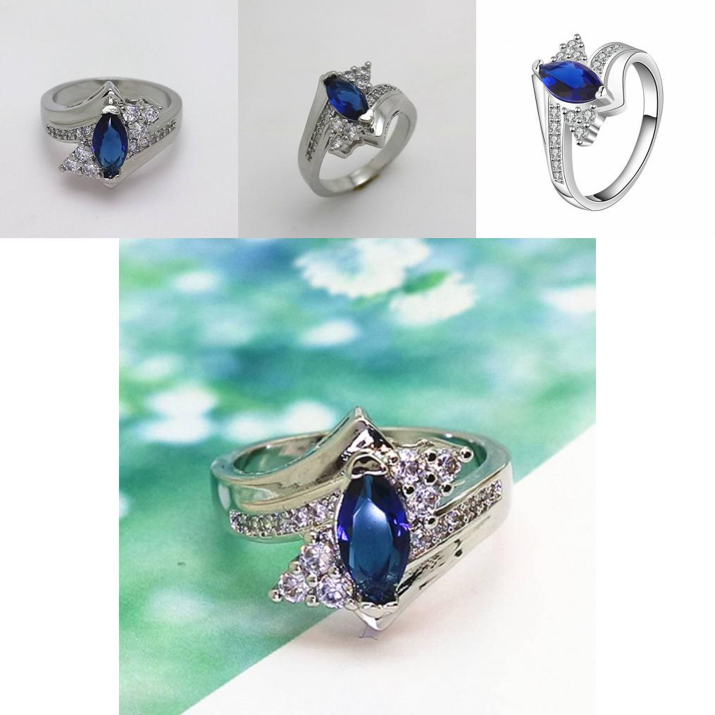 Stunning Blue Geometric Ring Crafted With Copper For Elegant Fashion Statement