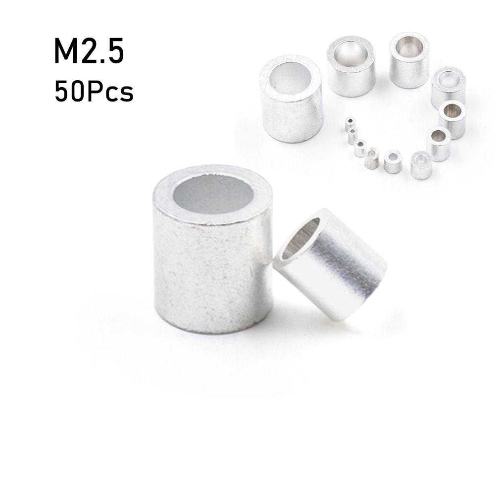 10-50Pcs M1 To M12 Cable Clip Round Single Hole Wire Ferrules Durable Crimp Sleeve Steel Wire Rope