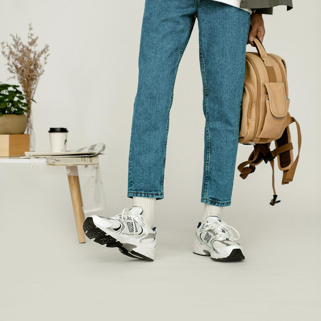 New New Balance 530 White Silver Navy MR530SG