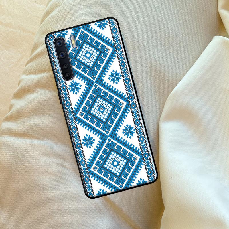 Ukraine Ornament Pattern Case For Oppo A98 A78 A18 A38 A58 A5 A6 Pro A54 A74 A94 A17 A57 A80 A60 A40 A96 A76 A16 A15