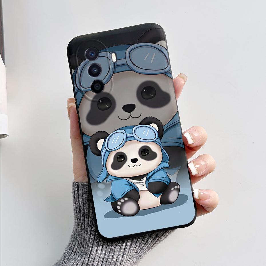 For Huawei NOVA Y70 Case Silicon Back Cover Cute Rabbit panda Phone Case For Huawei NOVA Y70 NOVAY70 NovaY 70 6.75" Bumper Coque