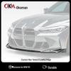 Передний бамперный лип и сплиттер для BMW M3/M4 G80/G82: Комплект внешней обвески 2020-24.