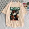 Kendrick Lamar Top Tees Teen Korean Clothes Aesthetic Harajuku  Trendy Streetwear Shirt Graphic 2000s Women Hip Hop Gothic