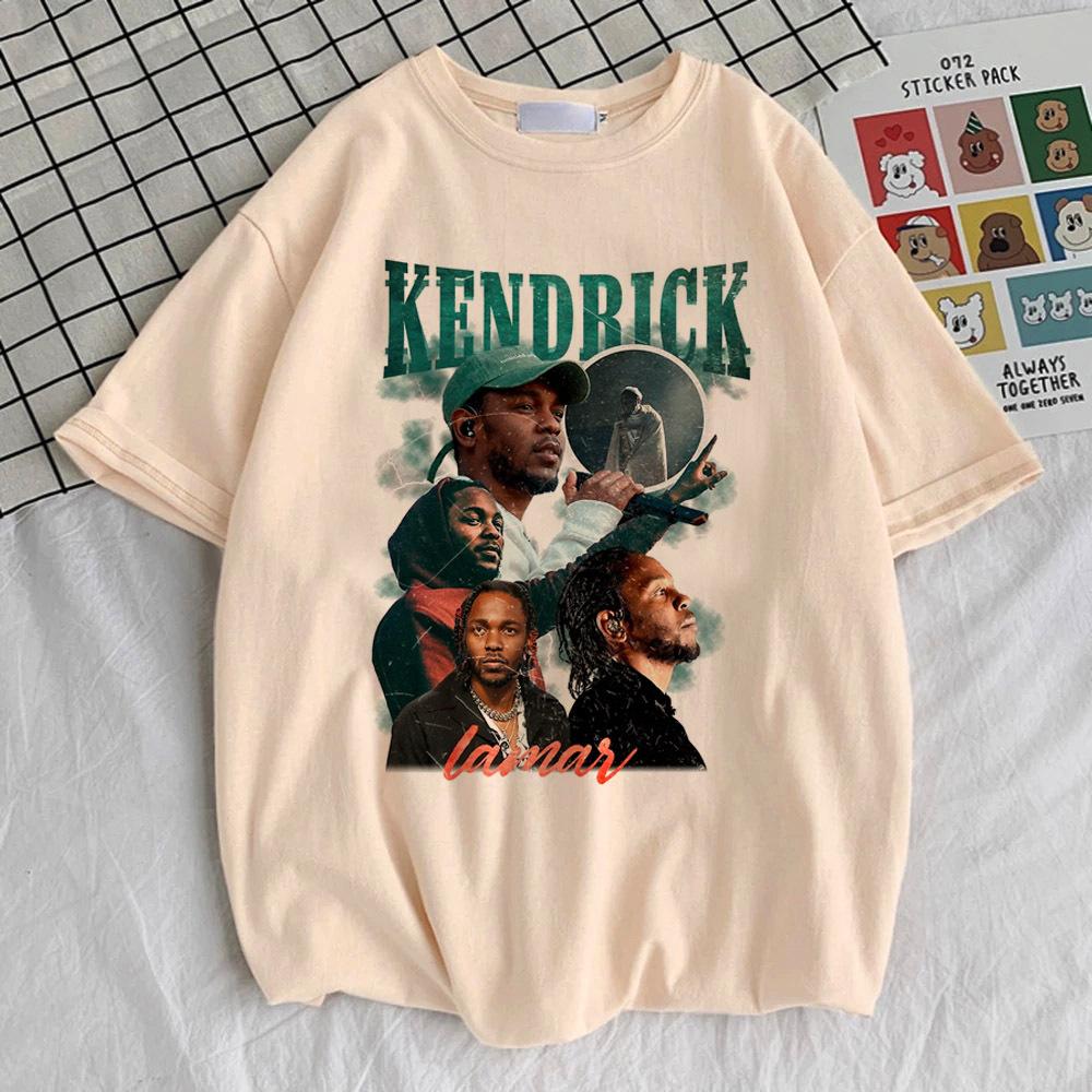 Kendrick Lamar Top Tees Teen Korean Clothes Aesthetic Harajuku Trendy Streetwear Shirt Graphic 2000s Women Hip Hop Gothic