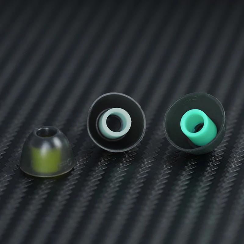FiiO HS18 Silicone Replacement Eartips 6 Pairs Customize Compatible with 5.0-6.5mm Sound Tube FH7S/FH7/FD5/FH9 Earphone