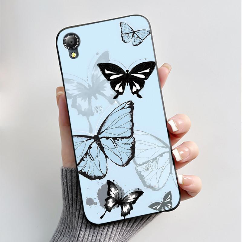 For Asus Zenfone Live (L1) ZA550KL Case Soft Silicone Black Shell Cover Funda Cute Flower Cartoon Printing Phone Casing Capa