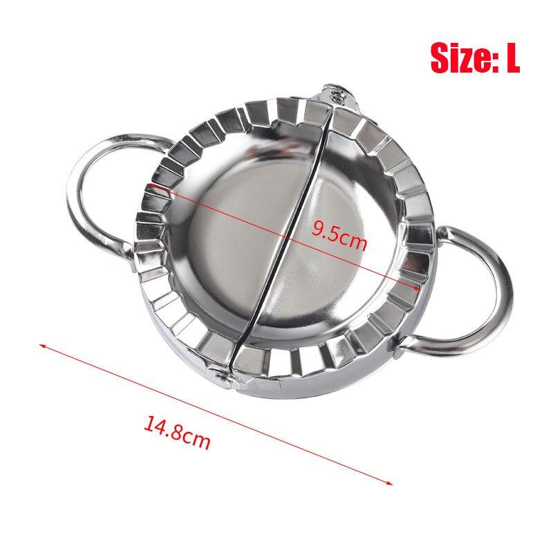 Нержавеющая сталь пельменница с эргономичной ручкой и рифлеными краями