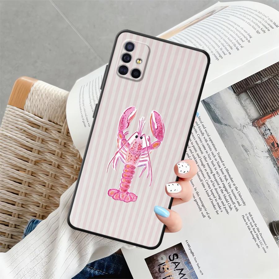 Морские Животные Мягкий Чехол-Крышка для Телефона для Samsung Galaxy A14 A15 A51 A52 A33 A34 A24 A31 A54 A71 A12 A13 A35 A41 A22 A23 A16