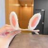 2 шт./компл. заколки для волос в виде кроличьих ушей для девочек, милые кавайные заколки для волос, заколки, головные уборы, детские аксессуары для укладки волос