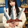 Нетоксичный Меч Акула Кинжал Акула Плюшевая Игрушка Милая Забавная Кукла Подушка Детский Меч Игрушечный Забавный Милый Коврик на Тему Акулы Для Детей
