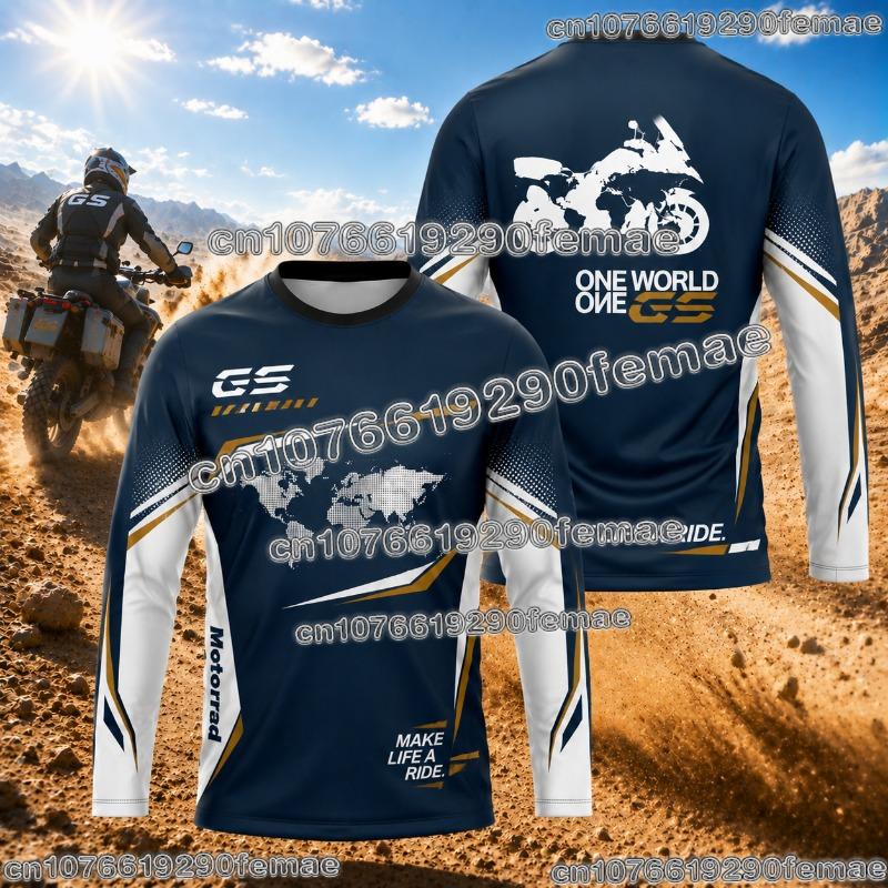 Новая футболка для фанатов мотоциклов GS Adventure, одежда для активного отдыха, дышащий повседневный топ для ежедневных поездок