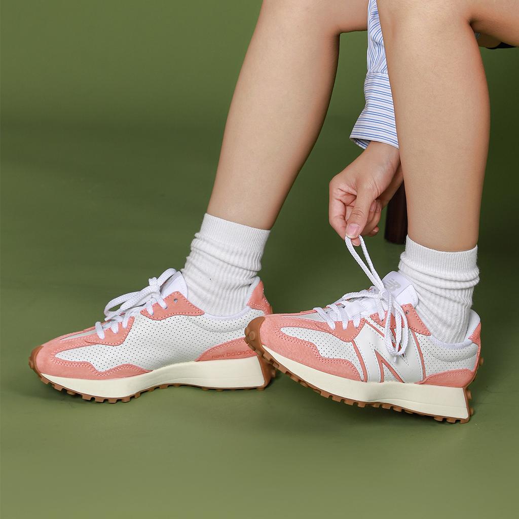 New Balance 327 Primary Pack - White Paradise Pink Unisex Sneakers MS327PN