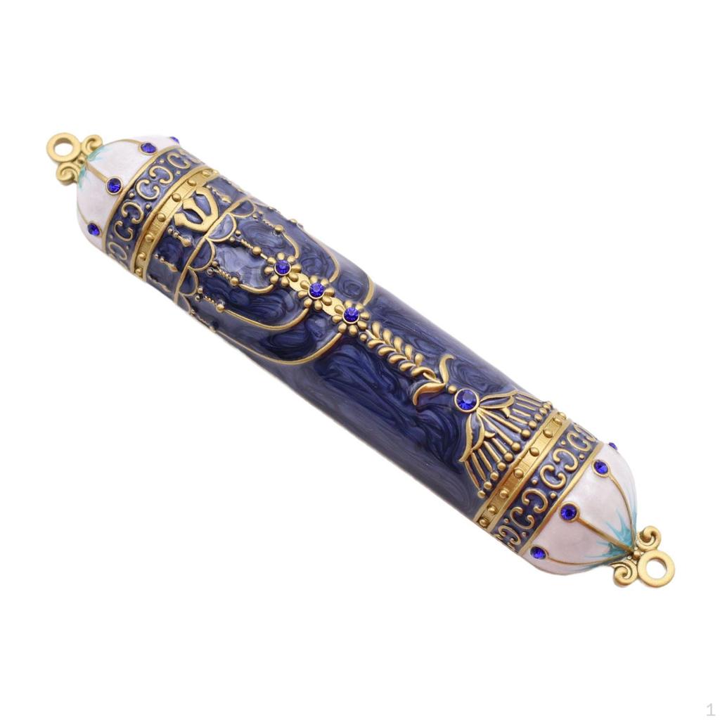 5.12 Inch Jewish Mezuzah Case Cover Judaica Gift Home Blessing Wall Decor Front Door Decoration
