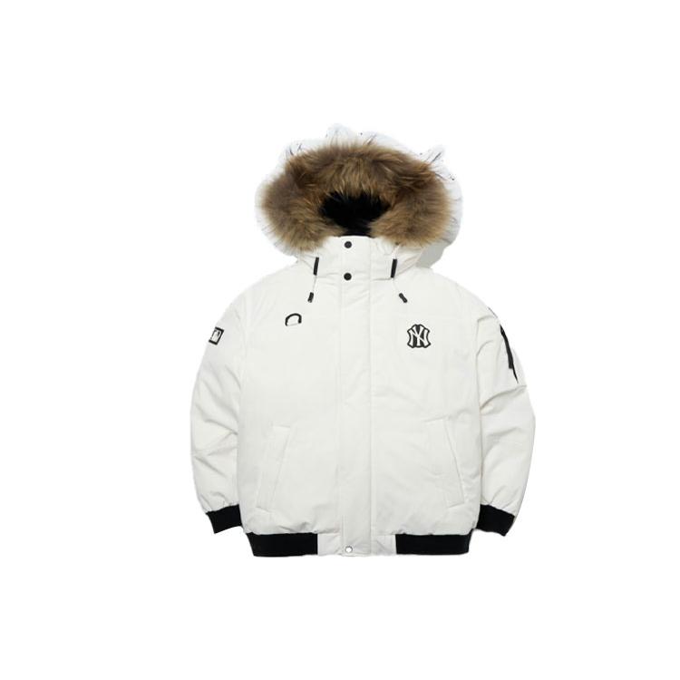 New MLB New York Yankees Down Jackets Unisex White 3ADJB0716-50IVS