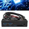 Панель дисковода для гибких дисков USB3.2 GEN1 Type C 5 Гбит/с Plug and Play 3,5 дюйма Панель USB3.2 19PIN Hub для WIN XP 7 8 10 11 для LINUX