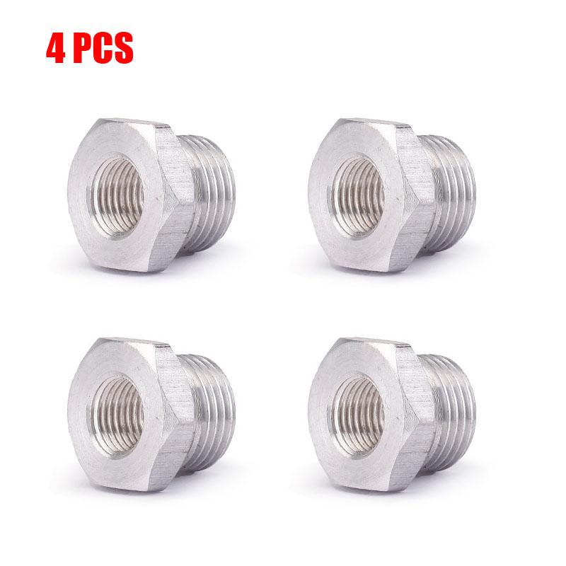 18mm - 12mm Universal Motorcycle Exhaust Link Pipe M18 Turn M12 Sensor Adapter Screw Moto Sensor Screws for Z400 Z650 S1000RR