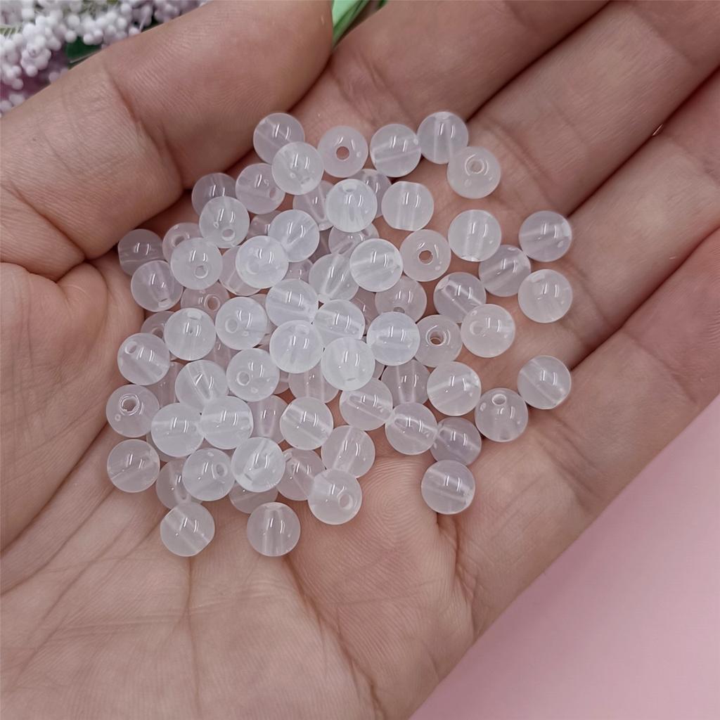 400 шт. 6 мм акриловые бусины желейного цвета DIY фурнитура ювелирные аксессуары браслет ожерелье одно отверстие кулон