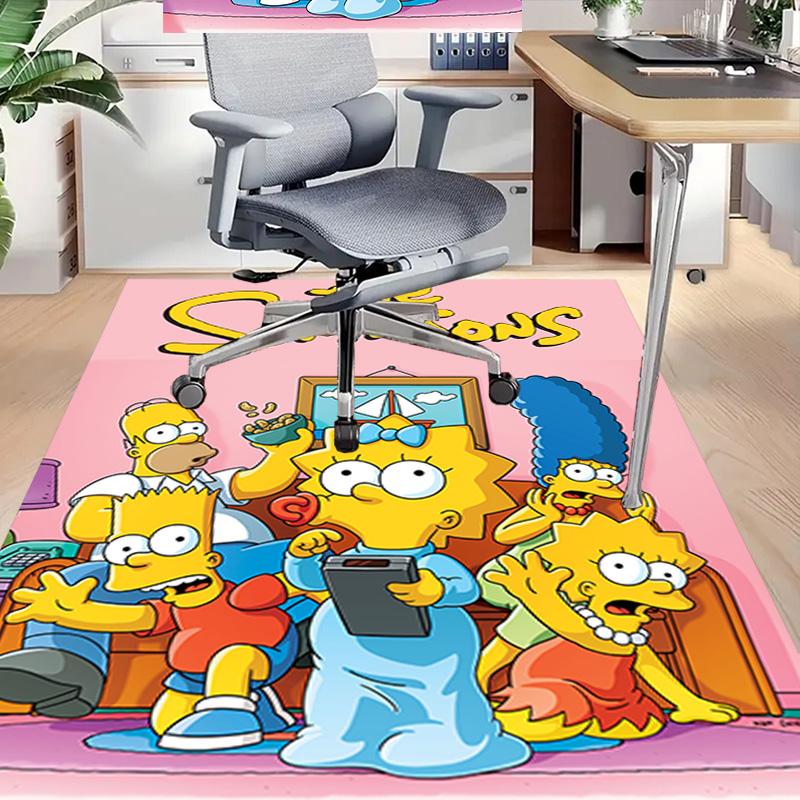 1pc Simpsons Family Carpet for Playroom Bedroom Living Room Sofa Home Decor,kids Game Area Rug Non-slip Floor Mat Y82652