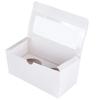 2 Hole Cupcake Box 25PCS Pack Cup Cake Window Face Boxes Display Muffin Wedding