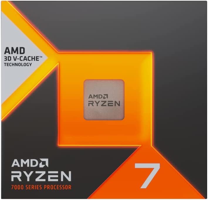 AMD Ryzen 7 7800X3D без кулера 8 ядер 16 потоков 100 МБ 120 Вт гарантия 4,2 ГГц / 100-100000910WOF 3 года [Товар]