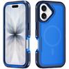 Прочный Бронированный Чехол Defender для iPhone 17 Pro Max Air 17E 16E с поддержкой MagSafe OTT-BOX PC+TPU Ударопрочный XT Прочный Защитный Чехол