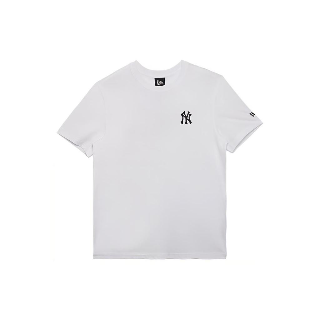 New Era Унисекс футболка с коротким рукавом свободного кроя с вышивкой New York Yankees Белый 14148861