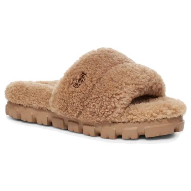 UGG Кроссовки женские Cozetta Curly Slipper Chestnut Brown 1130838-CHE