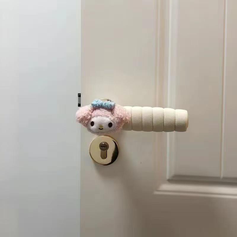 Утолщенный мультяшный защитный чехол на дверную ручку: Противоударная, антистатическая, декоративная накладка для детских комнат.
