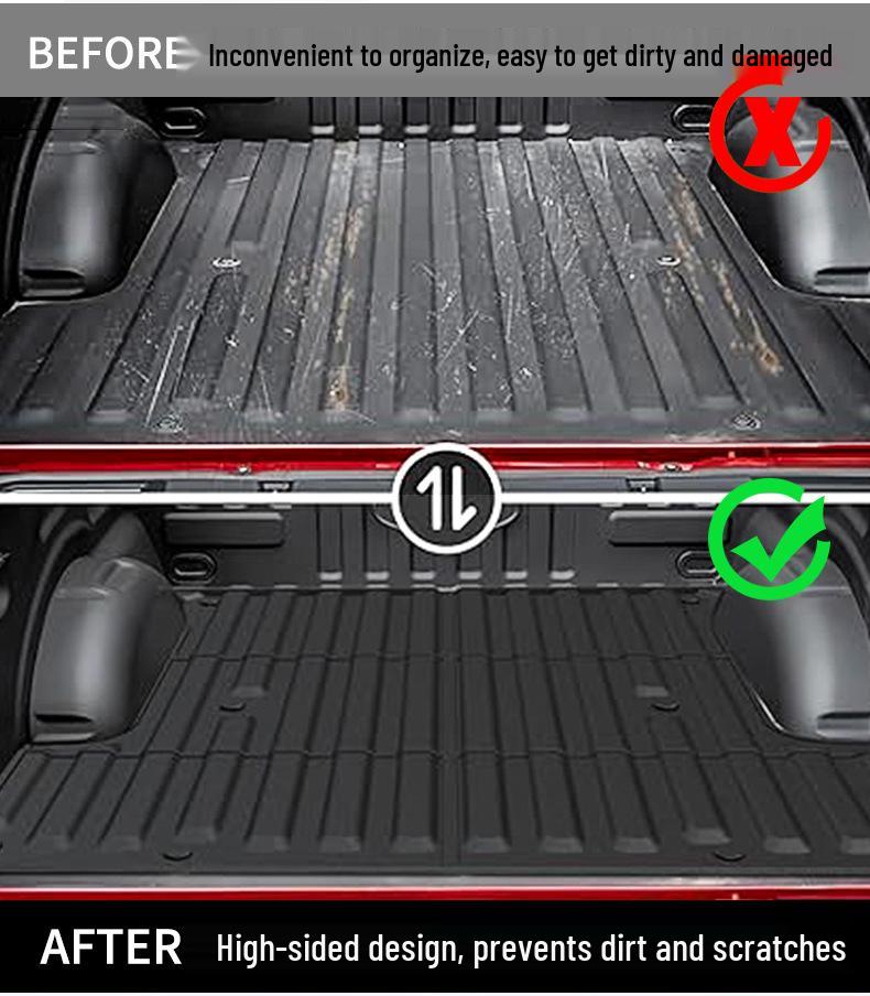 Mitsubishi Triton L200/Strada Rear Bed Mat: Waterproof, Wear-Resistant Tailgate Protector