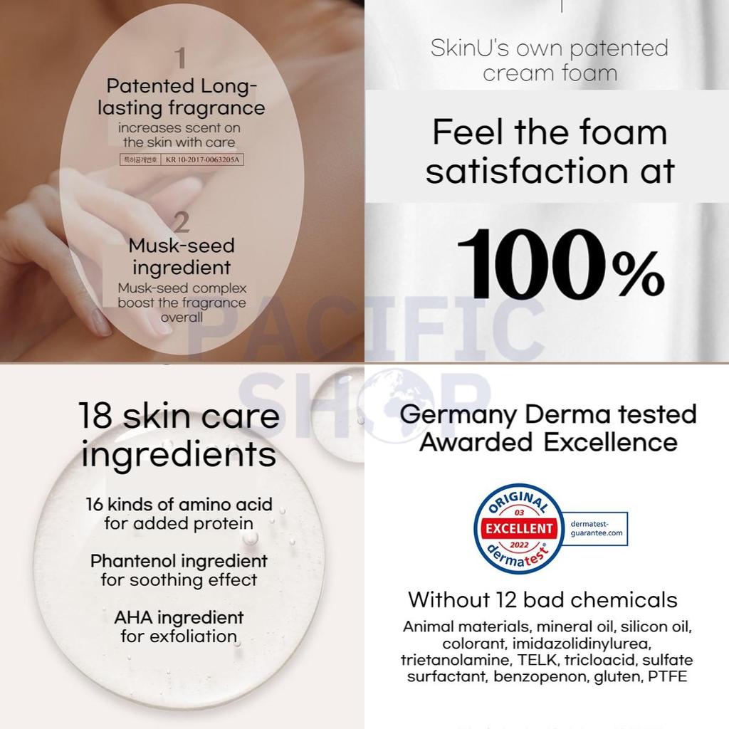 [Skin U] Inno Scent Shower Gel 500g (Sunset Orange, Eau De Floral)