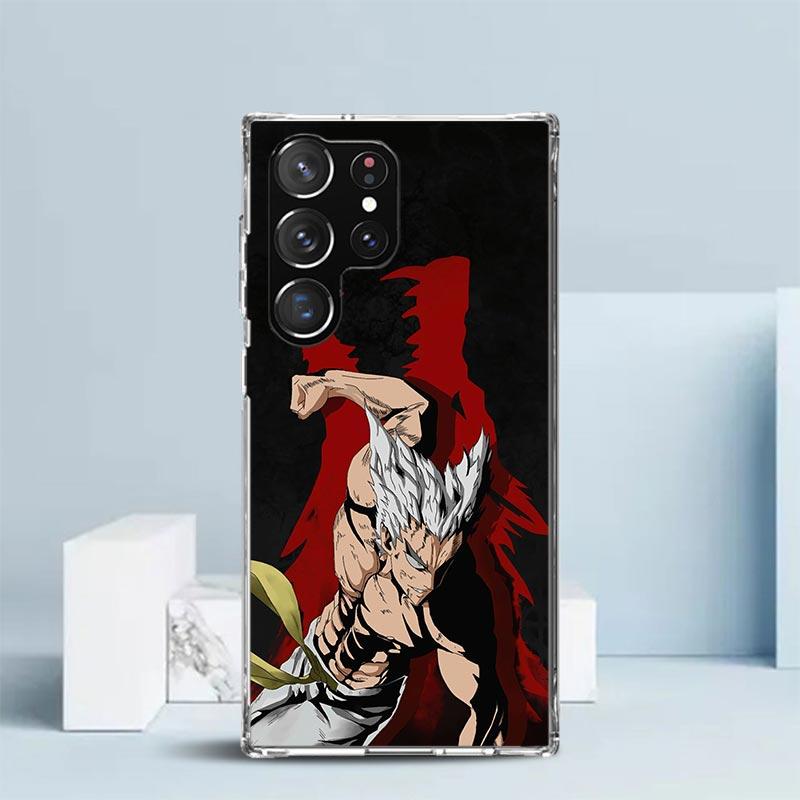 Чехол One P-Punch-Man Garou с мягкой обложкой для Samsung Galaxy S25 Edge S26 S24 S23 Ultra Чехол для телефона S22 S21 Plus S20 FE Печатный узор Защитный