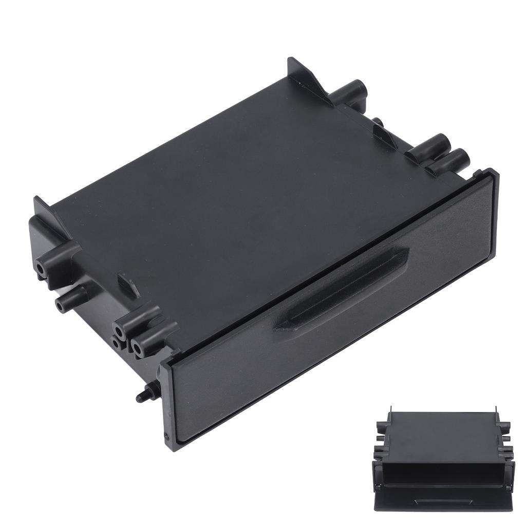 1DIN Автомобильный радиоприемник Ящик для хранения Многофункциональный ABS Черный Внутренний органайзер Замена для Mitsubishi