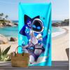 Astro bot Printed Quick Dry Beach Towel Super Absorbent Soft Lightweight Bath Towel for Pool Summer Travel