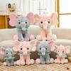 Elephant Cute Cartoon Animal Plush Toy Decoration Ornament For Gift Lovers