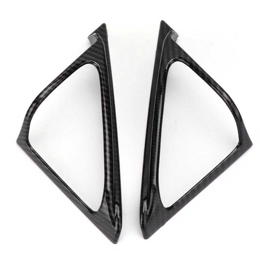 2 шт., накладка на крышку динамика на стойке из углеродного волокна, подходит для Honda Accord 10th